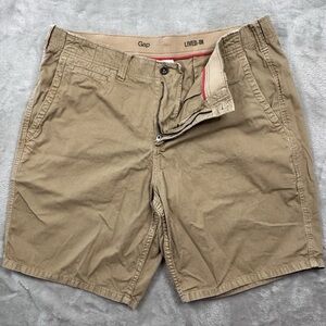 GAP Lived-In‎ Khaki Men's Shorts – Size 38 – Beige Canvas Chino Style